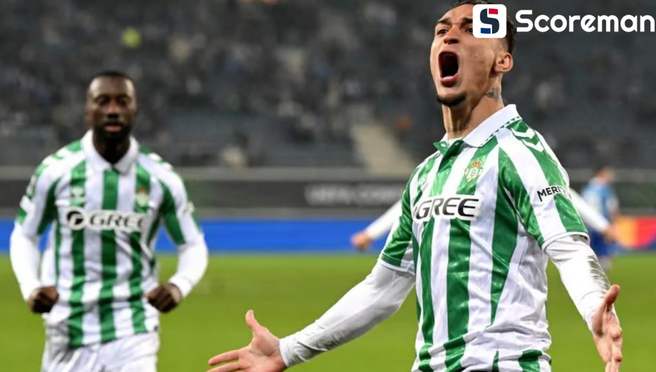 베티스, 헨트 3-0 대승...안토니 '74분 맹활약'